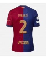 Barcelona Pau Cubarsi #2 Domácí Dres 2024-25 Krátký Rukáv